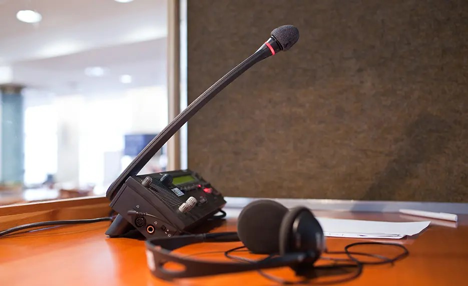 Microphones for translating