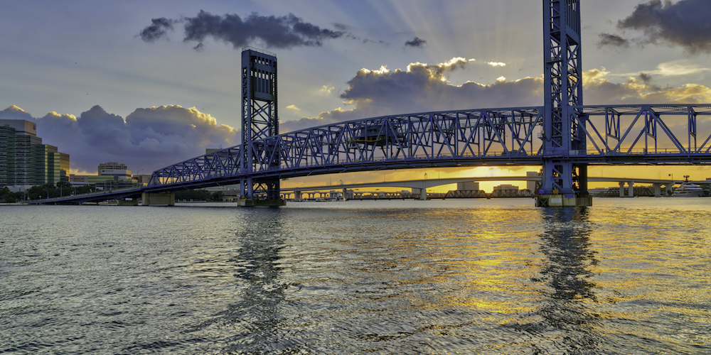 St Johns River and Main Street Bridge